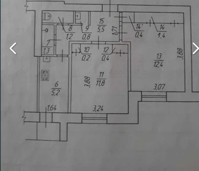 Продаж двух кімнатної квартири район Автовокзала Rivne - photo 5