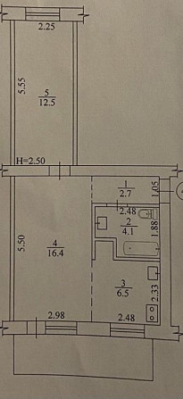 2-ух комнатная квартира на ПавловомПоле,канатная дорога,23 августа Харків - зображення 1