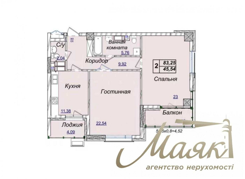 БЕЗ %, продаж квартири 83м2 в ЖК Новопечерські Липки, зданий будинок Киев - изображение 2
