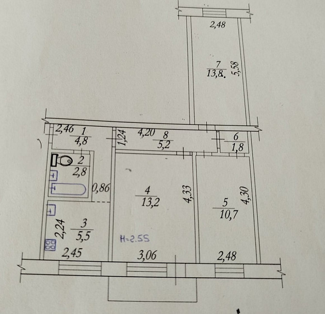 Продам 3 квартиру в гарному стані- метро Армійська Kharkiv - photo 8