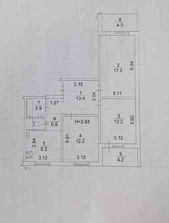 Продаж 3 кімн. вул. Мишуги 3, площа 75м2 Позняки, Осокорки, Дарницький Kyiv