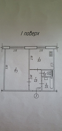 % Продам 1 кім квартиру р/н Північний Rivne - photo 1