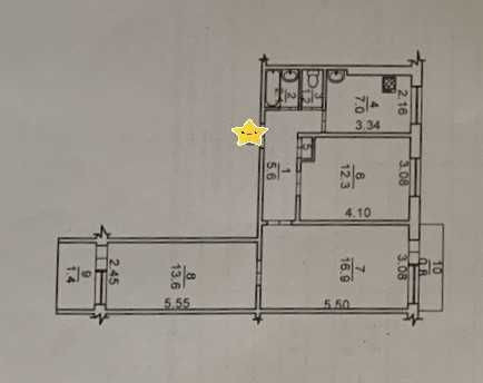 Продаю 3 комнатную квартиру. КОЛОДЕЗНАЯ. 4 этаж Mykolaiv - photo 6