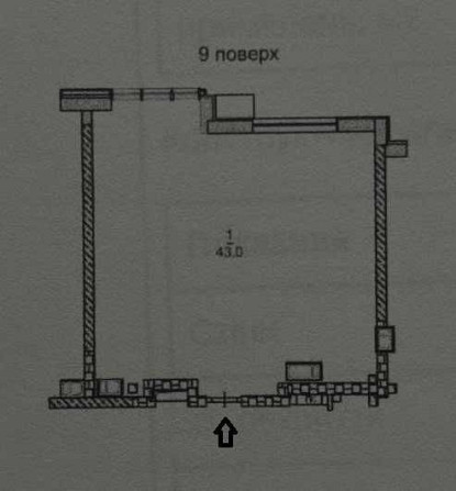 Срочно 1 ком кв. 43 кв.м. на Филатова. Дом сдан. Свободная планировка. Одеса - зображення 4