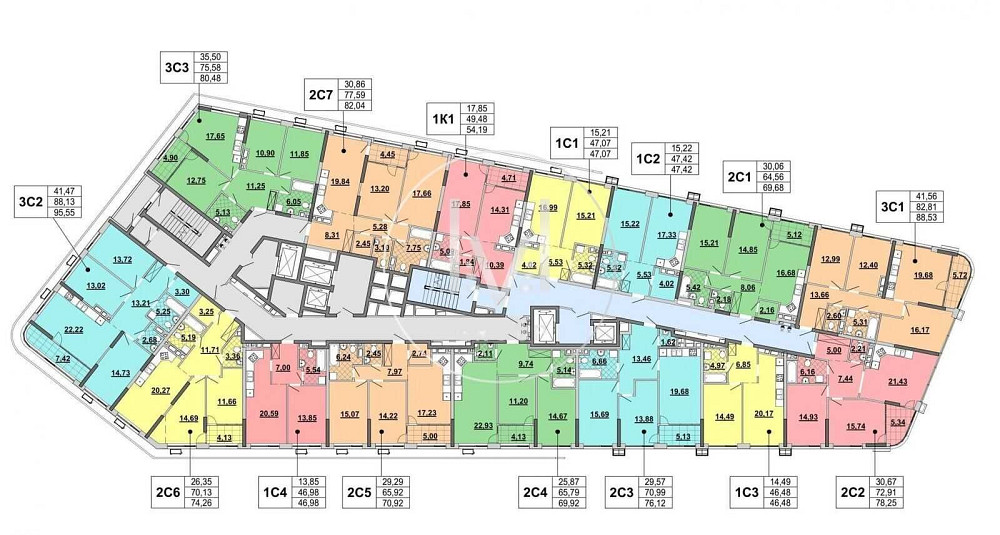 Без% Видова 2к 78м2 9пов. ЖК Great Грейт Осокорки Причальна 14 Київ - зображення 3