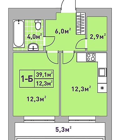 Продаж 1-кімнатної квартири в елітному ЖК "Центральний 2" Іrpin - photo 3