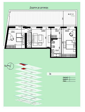 Продаж 2-рівневої квартири 122 м² в ЖК "Парк Таун" Буча - изображение 5