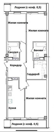 Французский бульвар, 3х комнатная квартира с видом на море, срочно Одеса - зображення 6