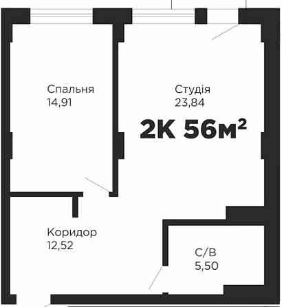 Однокімнатна квартира в центрі,  ЖК Авторський Івано-Франківськ