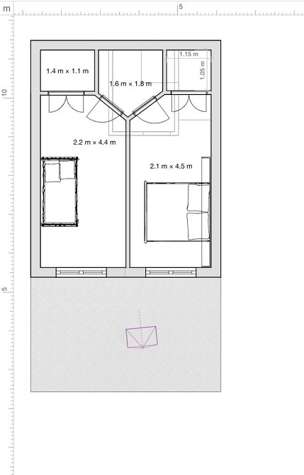 Дворівнева квартира з двором та паркомісцем 49м2 найнижча ціна Одеса - зображення 2