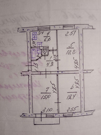 Продам 3к квартиру на Лахтинской Zaporizhzhia - photo 1