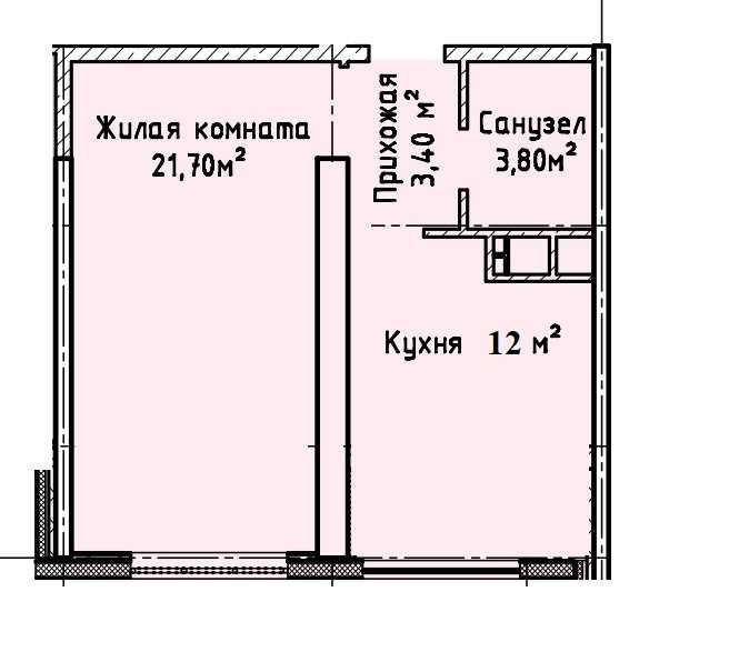 1 ком квартира 41м.кв. ЖК Звездный городок 2 Одесса - изображение 7