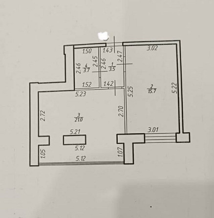 Продаж 1 км квартири ( здана на документах)  з дуже гарним плануванням Ивано-Франковск - изображение 8