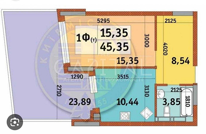 Продаж / Квартира / Оболонський/ ЖК Італійський квартал / 45 м2 Киев - изображение 2