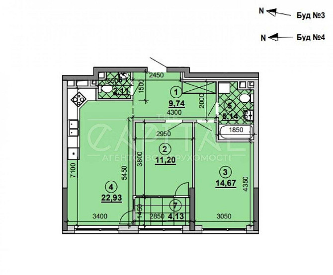 Продаж / Квартира / Дарницький / ЖК Great / 70 м2 Киев - изображение 3