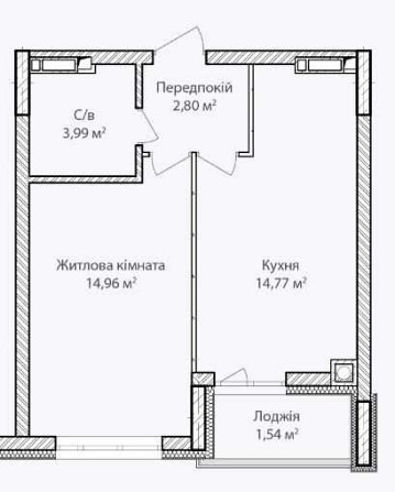 Велика квартира в 40 кв.м. з видом на набережну! Ірпінь Іrpin - photo 7