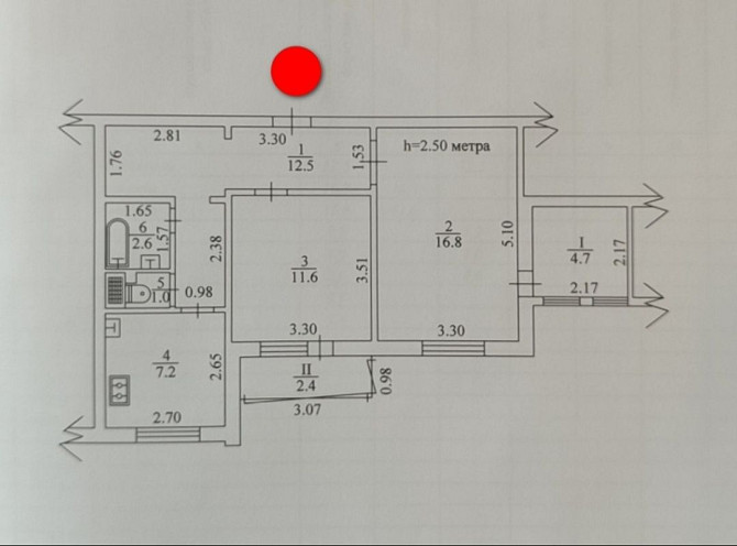 Продам 2-кімн. квартиру 4/9 поверх. на Аврорі Кременчуг - изображение 1