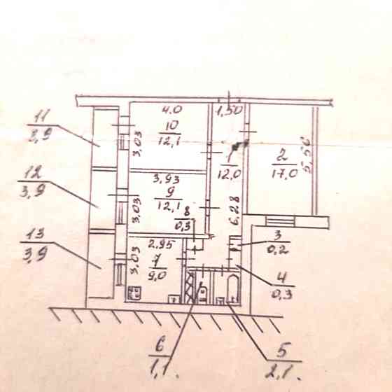 Продам 3-х комнатную Победа 5, бульвар Славы, площ.-72 кв.м Днепр