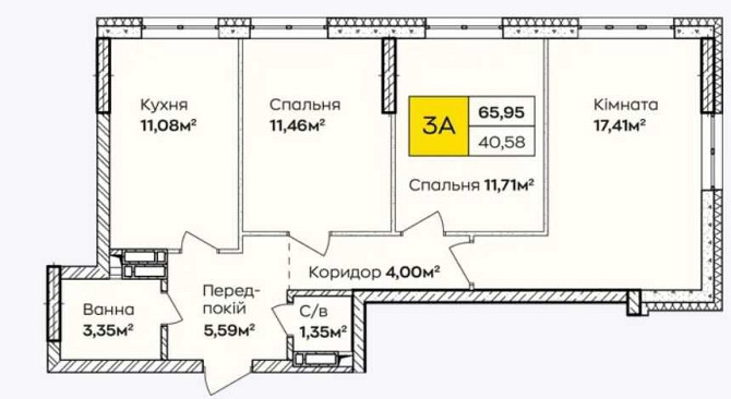 Трикімнатна квартира в ЖК Синергія Київ | БЕЗ КОМІСІЇ | єОселя (3-7%) Київ - зображення 2