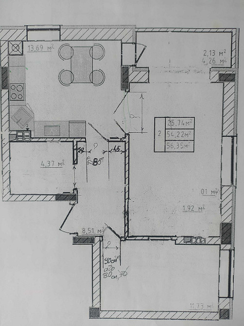 Двох кімнатна квартира Пустомити - зображення 1
