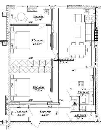 Квартира 91,5 м.кв у зданому будинку 2пов, Стрийська,113 Автовокзал Zubra