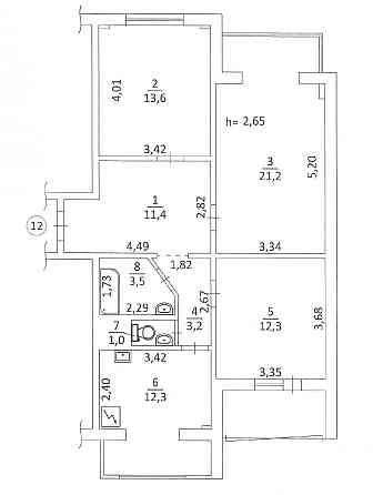 Продаж 3к квартири 83 кв.м по вул. Бальзака 86 - «заїжджай і живи» Київ