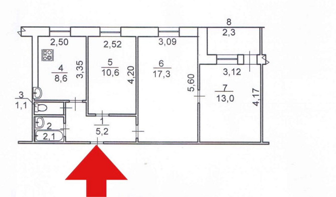 Продаю 3 кв Пл.Победы. Николаев - изображение 5