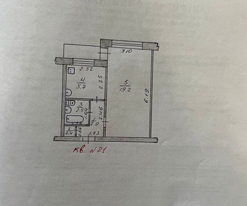 Продажа однокомнатной квартиры, район Артема Слов`янськ - зображення 7