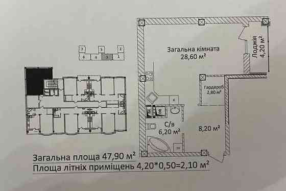 ЖК на Еврейской Клубный дом в Центре Одессы (47.9кв.м) Одеса