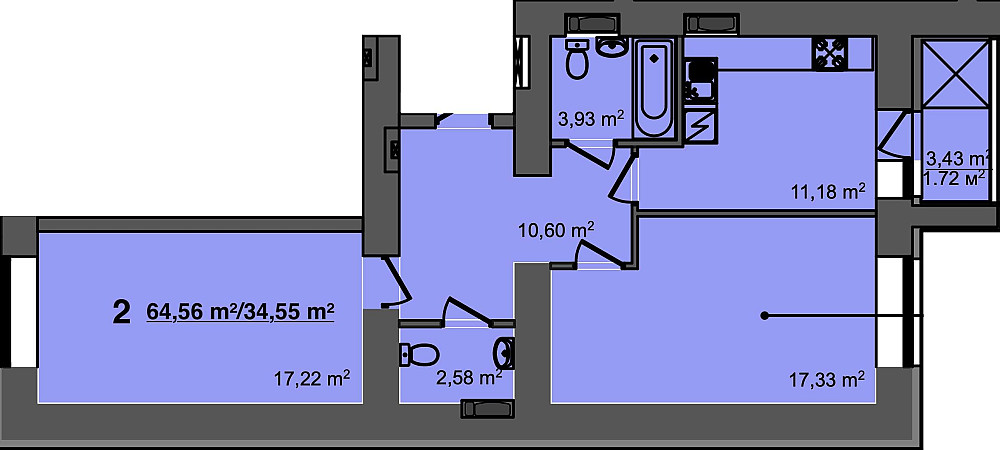 Затишна 2-кімн квартира в ЖК"СВІТАНОК" Акредитовано під єОселя Бориспіль - зображення 1