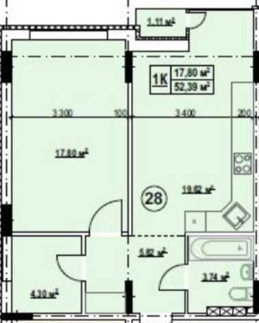 Продам Смарт-квартиру Біля хвойного лісу 52,4м2 Без комісії Киев - изображение 2
