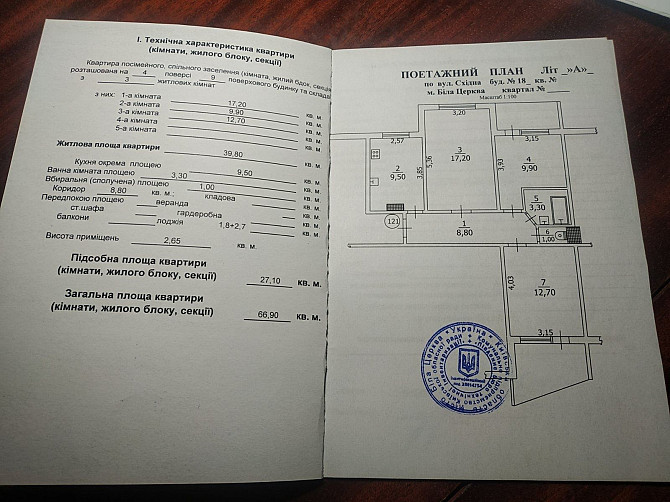 Продається 3 кімнатна квартира по супер Ціні!!! Біла Церква - зображення 5