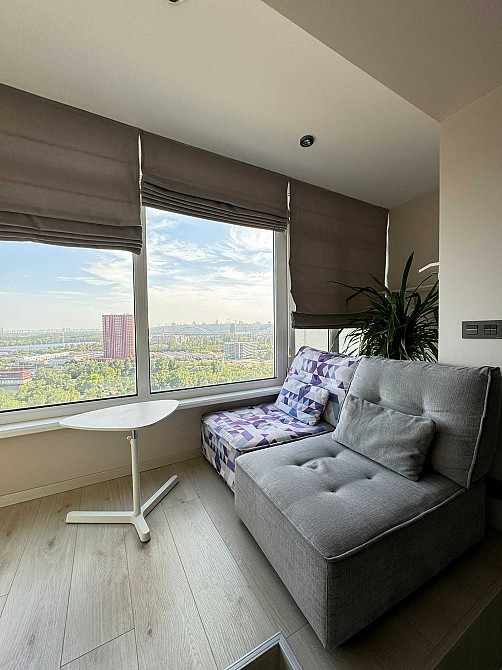 Оренда ЖК Парк Стоун 120кв метрів Дизайнерський Ремонт вид на Дніпро Київ - зображення 3