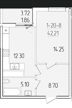 Продаётся 1к кв Краснова, 63Жемчужина Kadorr City,  Без комиссии! Одеса - зображення 3