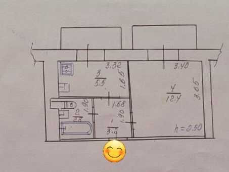 Ексклюзивна пропозицiя! Продам 1 кiм. кв. Бл. Центр. Полтава - зображення 5