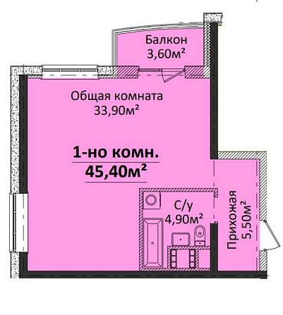 2х комнатная квартира в ЖК 4 Сезона Одеса - зображення 8