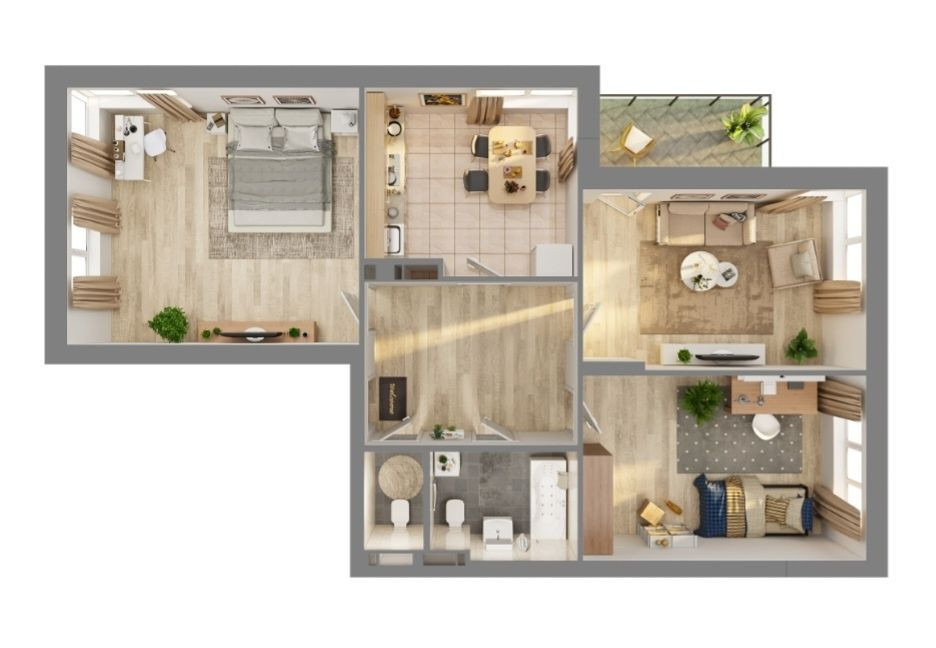 Сімейна КВАРТИРА бізнес класу Бровары - изображение 1