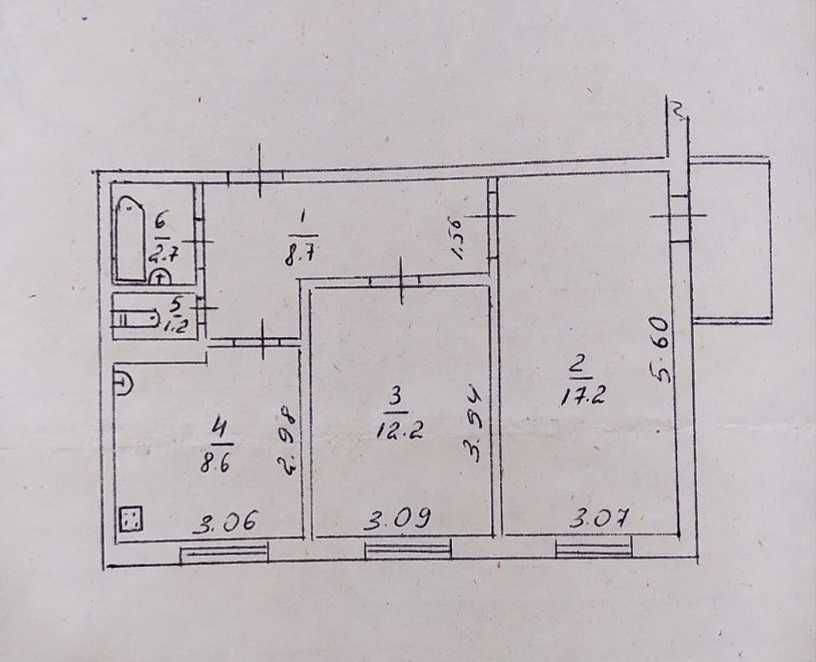 Супер ціна! Двокімнатна квартира р-ні ПЗР, Конєва 9 Черкассы - изображение 8