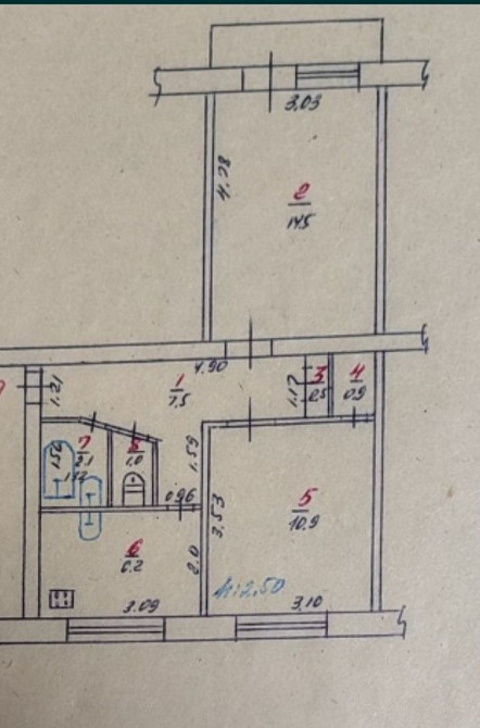 Квартира 2 комнатная Артема Слов`янськ - зображення 1