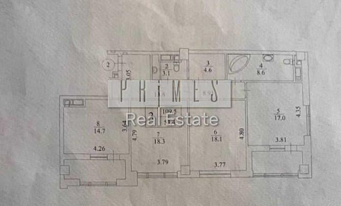 #8567 Продажа 3к 113м2, ЖК Бульвар Фонтанов, ул. Саперное Поле 5А Київ - зображення 6