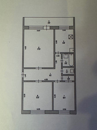 Продам 3-х кімнатну квартиру Iuzhnoukrainsk - photo 1