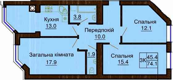 Продаж 3-к вартири в ЖК Софія Резиденс Sofiivska Borshchahivka