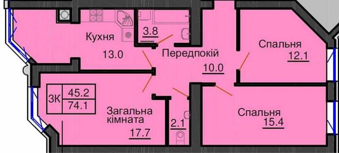 Продаж 3-к квартири в ЖК Софія Сіті  БЕЗ % Софіївська Борщагівка - зображення 1