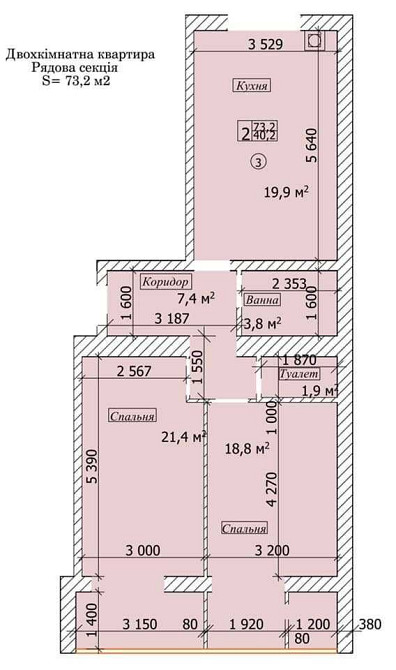 ОЗЕРНА. Простора ДВОкімнатна новобудова! Хмельницький - зображення 3