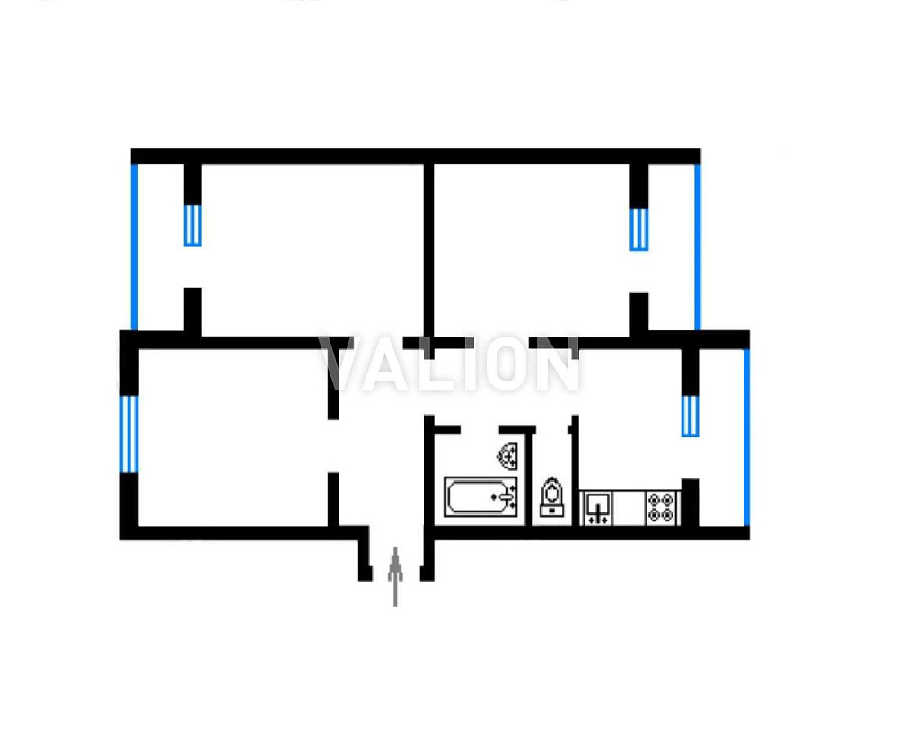 Продаж просторої 3к квартири, вул. Бажана 9Ж, Дарницький район Київ - зображення 8