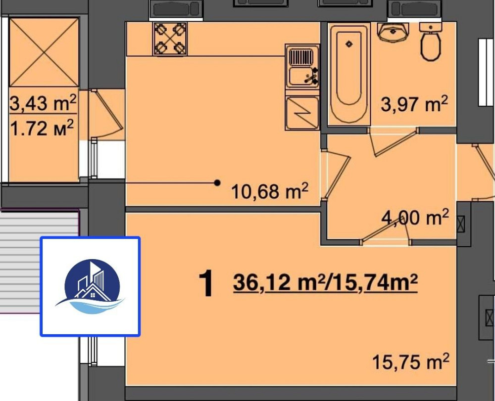 Продаж 1 кв ЖК "СВІТАНОК " вул.Головатого  71-А Бориспіль - зображення 5