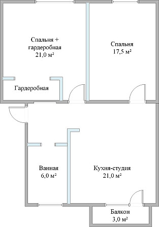 3-кімнатна квартира в центрі міста Кривий Ріг - зображення 2