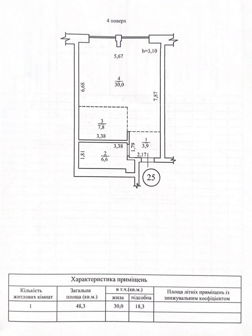Квартира в новому ЖК «Комфорт Парк» Черкаси - зображення 2