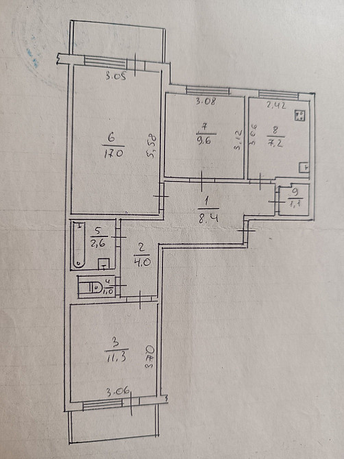Терміново 3к квартира вул.Руставі 15 Південно-Західний район Черкаси - зображення 7