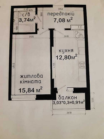 Продається 1 кімнатна в ЖК АВЕНЮ 42 (м. Теремки) квартира від власника Київ - зображення 1